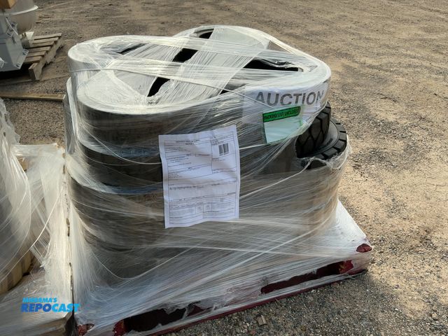 Lot 2-18176 - Skid lot of forklift tires of assorted make and sizes