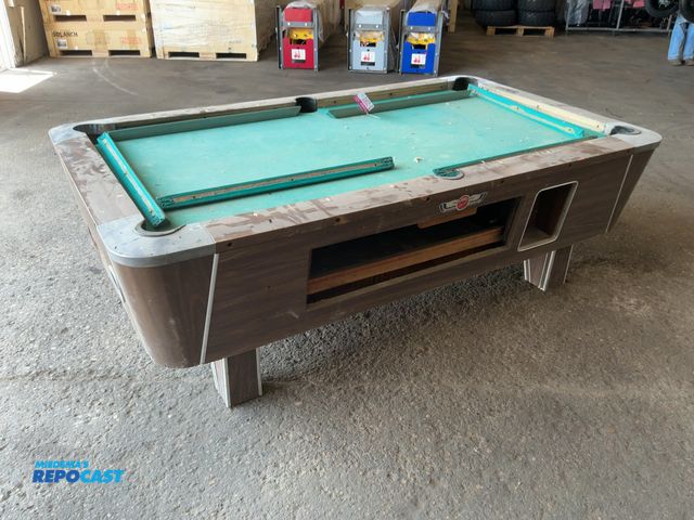 Lot 2-20918 - Used Valley Slate Pool Table, bumpers not attached, missing one plastic trim piece for a pocket, mis...