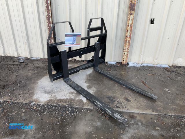 Lot 2-42769 - New AGROTK Model ISOCPF48-4400-FF 48” Fork Attachment Euro / Global Quick Attach Carriage with (2) 4...