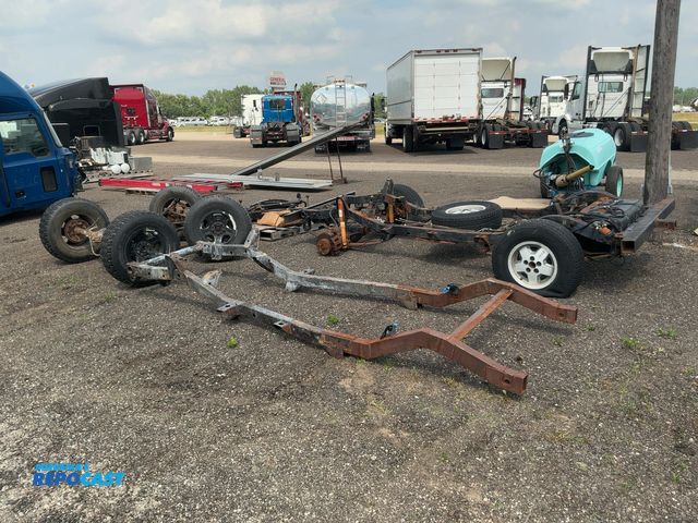 Lot 2-20149 - Lot of (2) Used Jeep Wrangler Frames, one has axles/suspension still on it, has fuel tank, has tires...