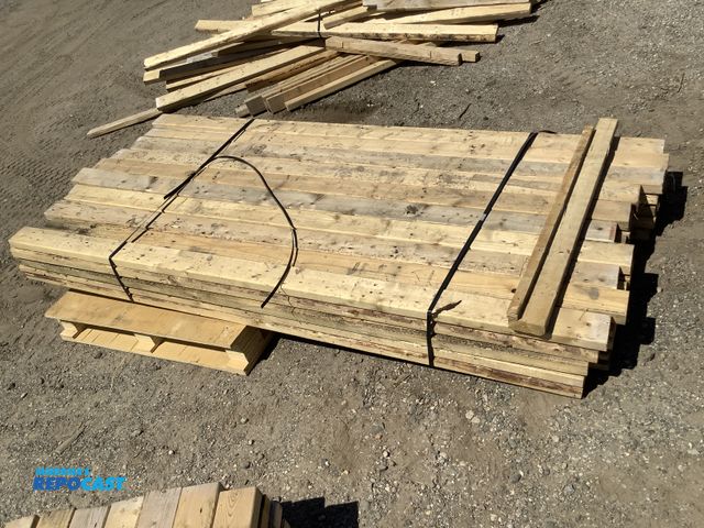 Lot 2-75265 - Lot of recycled dimensional lumbar boards approx. 2” x 4” x 80”