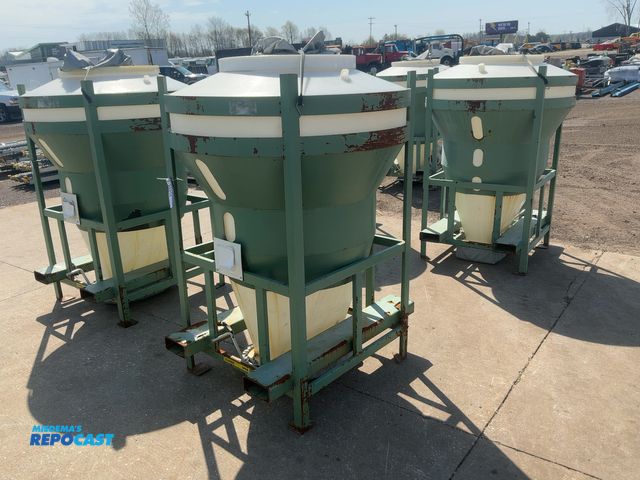 Repocast.com - Lot 2-34954 - (1) Used Material Storage Hopper, Metal ...