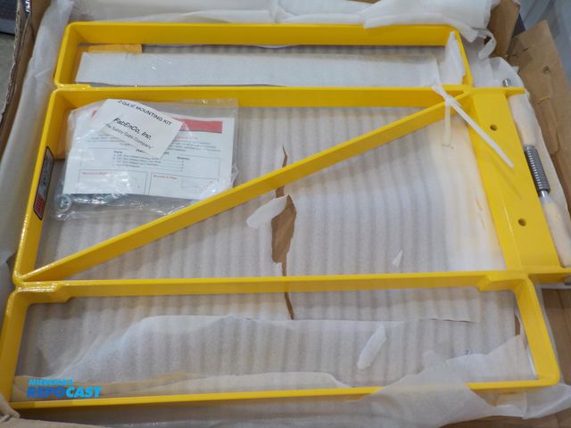 Lot 2-34073 - (2) New Faben Company self closing safety gates. 27" w x 22"h . Use on mezzanine safety entrance, et...