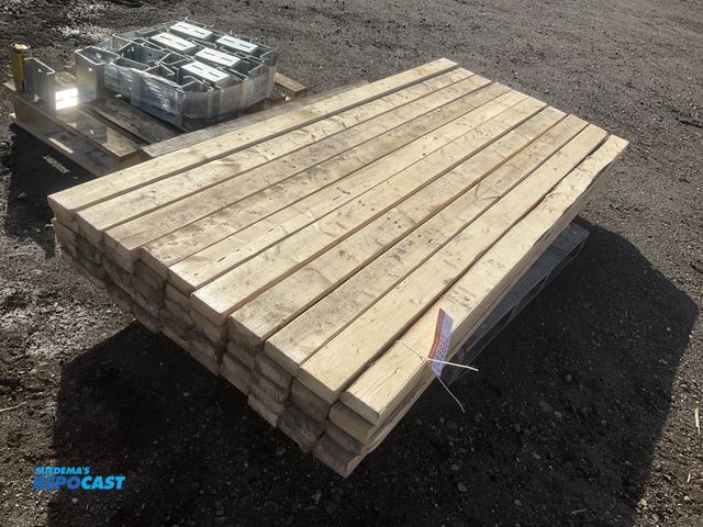 Lot 2-42882 - (50) reclaimed 2 x 4 x 80” boards