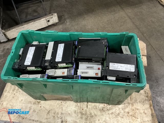 Lot 2-93868 - Plastic Tote of Allen Bradley Devicent Communication Modules