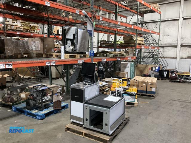 Lot 2-79323 - Lot of (1) Self Checkout Kiosk and (1) Bagging Station