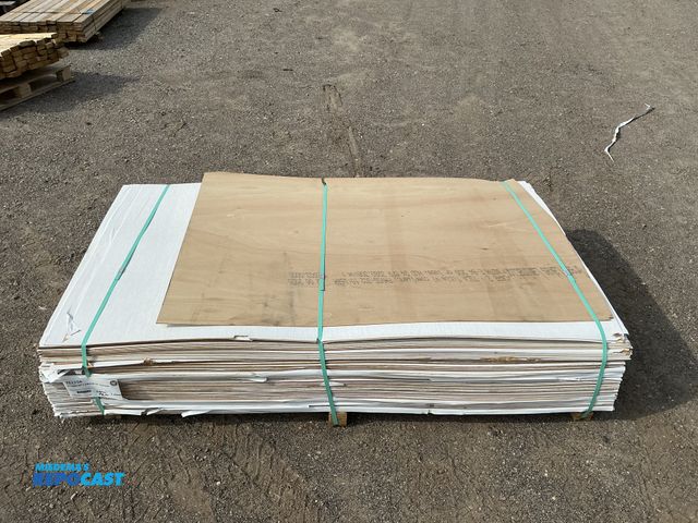 Lot 2-74065 - Stack of Laminate Plywood - approx. 83” x 4’