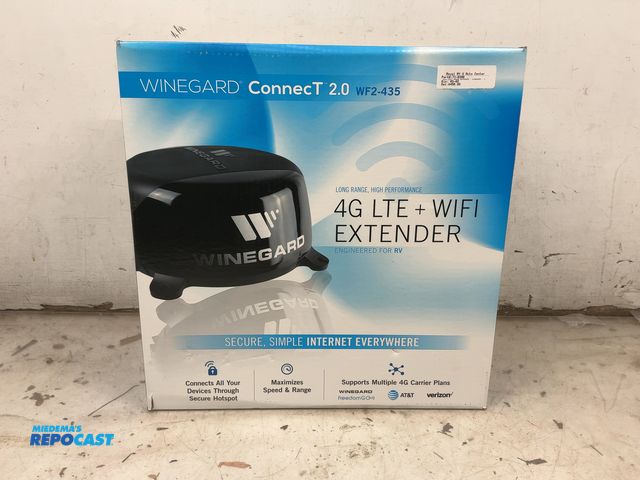 Lot 2-74152 - 1 New Winegard ConnecT 2.0 WF2-435 4G LTE + WIFI Extender, long range high performance