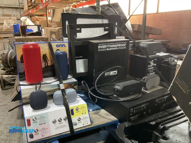 Lot 2-70603 - Skid lot of display speakers… brands include: Skullcandy, Onn., ALTEC, Samsung, Anker, &amp; Beats