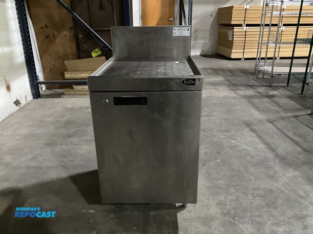 Lot 2-55019 - Stainless Steel Other Krowne model KR18-SD18 stainless steel 18” storage cabinet with drainboard top...
