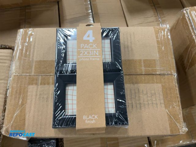 Lot 2-21192 - (30) Boxes of (6) New 4-Packs of 2"x3" Photo Frames, Black Finish, Harbortown Industries brand