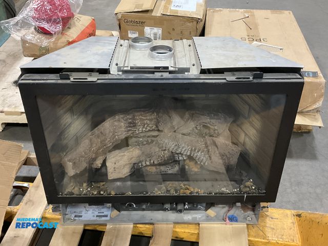 Lot 2-67873 - Heat-n-glo fireside gas log set (fb-in) • Back Width: 30-1/4”,  Height: 19”, Front width: 22-1/2”, D...