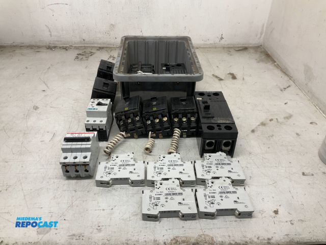 Lot 2-94777 - Tote of Miscellaneous Electric Circuit Breakers
