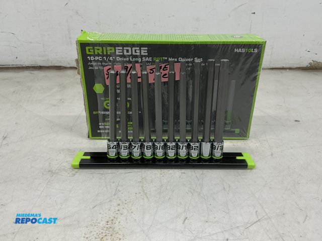Lot 2-64079 - GripEdge Hex Bits - 5/64-9/32m long