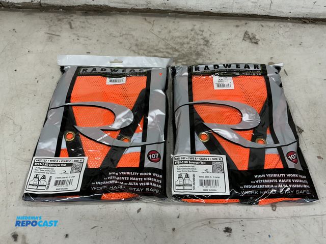 Lot 2-37190 - (2) Radwear XL High Visiblity Work Shirts