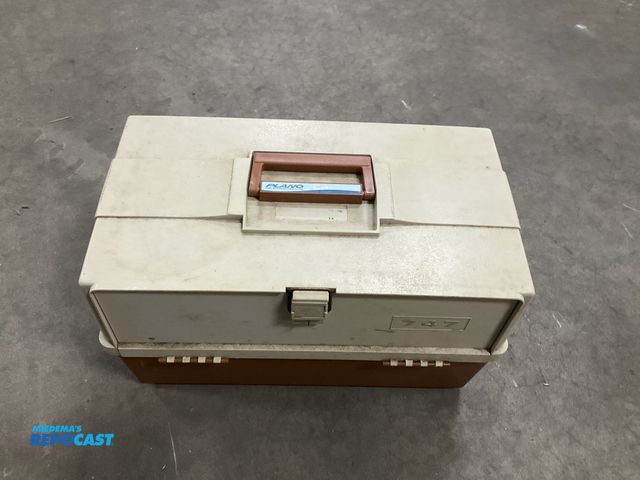 Lot 2-69169 - Vintage Plano 747 Tackle Box Jumbo 3 Tier Tray