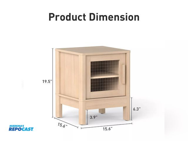 Lot 2-96667 - Brand New Wooden 2pc Nightstand Set, #WB001GD2036-LOG2
