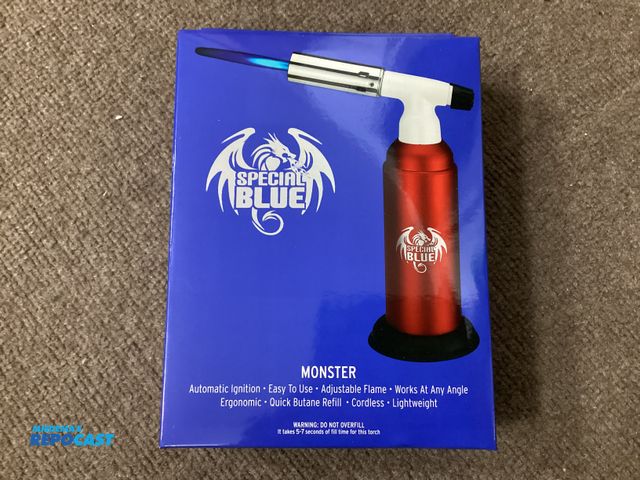 Lot 2-76564 - New Special Blue Professional Butane Torch. Automatic ignition, adjustable flame, works at any angle...