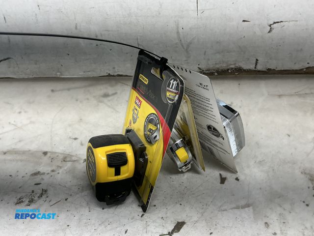 Lot 2-64134 - (3) Stanley Tape Measures - 12', 25', &amp; 16'