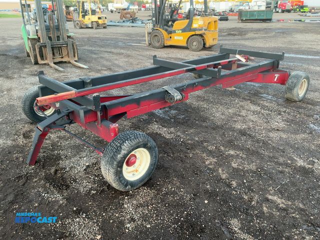 Lot 2-40806 - Farmco Material Wagon, Approx. 12’ Long with Three Metal 4’ Wide Bunks for Setting Material On, Appr...