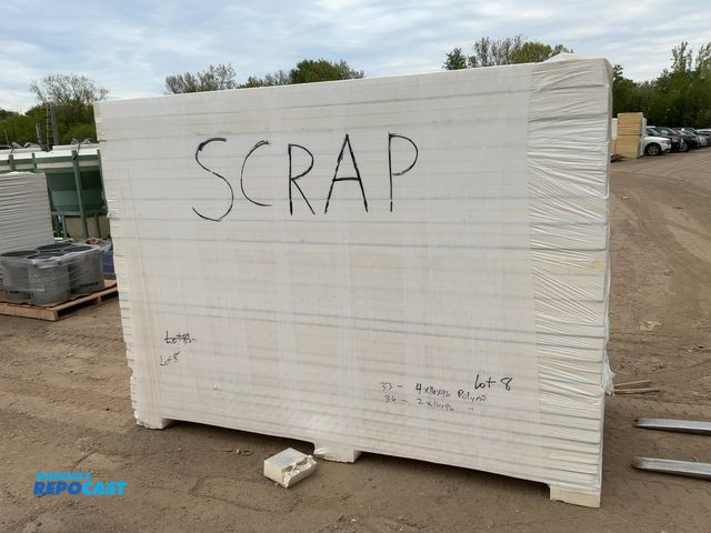 Lot 2-35825 - Lot of (33) sheets of 4 x 16 x 96 Insulation w/ Foils Face, &amp; (36) sheets of 2 x 16 x 96 Insulat...