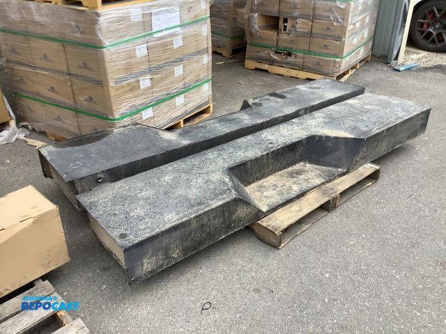 Lot 2-35012 - Industrial black aluminum fuel tanks, 20”x96”