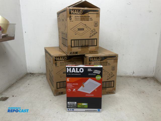 Lot 2-35854 - Lot of HALO 6” direct Ceiling mount ultra thin down light