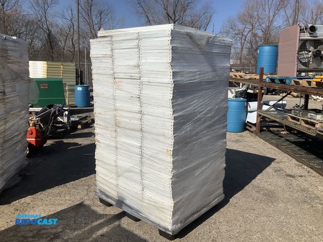 Lot 2-92439 - Approximately 231 White Metal Shelves 37”x15” (Minor Damages/Rust)