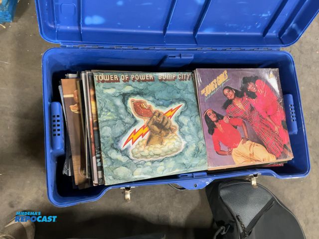 Lot 2-18429 - Bin of rock vinyls