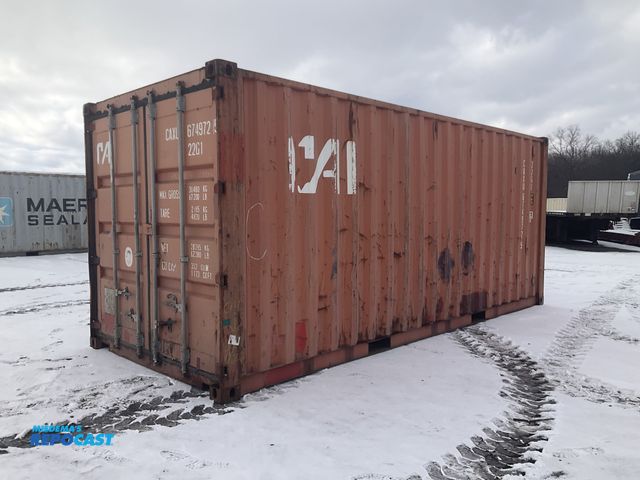Lot 2-42486 - 20’ Shipping / Storage Container 8’ wide x 8’ 6” tall
