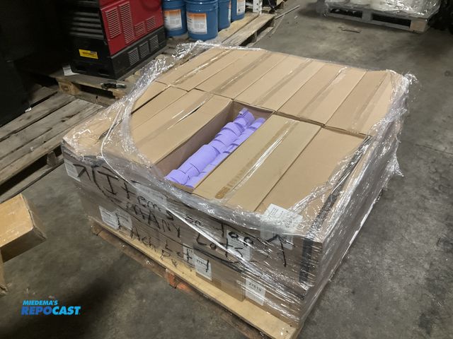 Lot 2-93908 - Skid lot of Ennvo 27619 French Violet 70’ Party Streamers, 48 Rolls Per Box