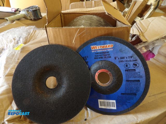 Lot 2-53052 - lot of (50) new westward depressed center wheels: type 27, 1/2" x 7/8" Zirconia alumina, 60grit, #5X...