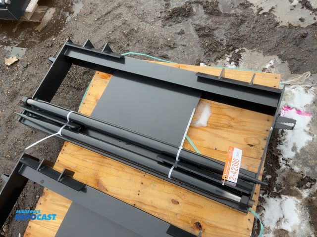 Lot 2-42390 - New JCT Bale Spear Skid Steer Attachment, Universal Quick Attach, Has Two Spears that Stick Out Appr...