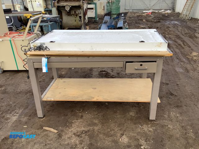 Lot 2-92230 - Mayline  10628 vintage Drafting table