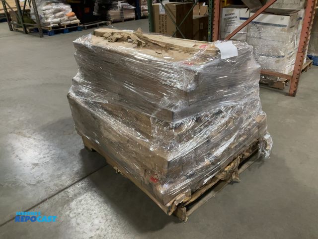 Lot 2-19379 - Skid lot of roof snow removers, unused but boxes show damage