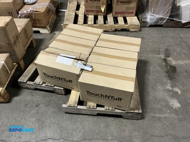 Lot 2-19353 - 6 New TouchNTuff food compliant disposable latex gloves.