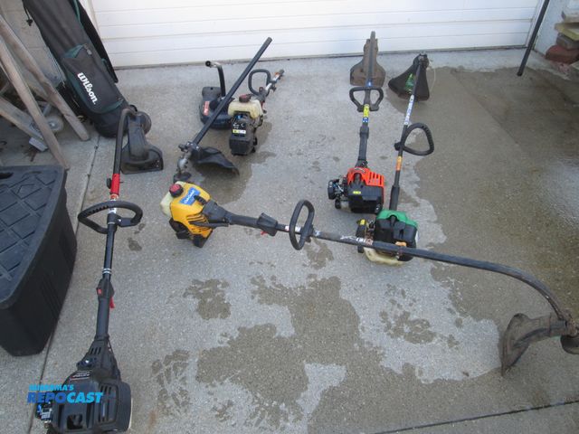 Lot 2-56959 - lot of (5) weed/yard gas trimmer