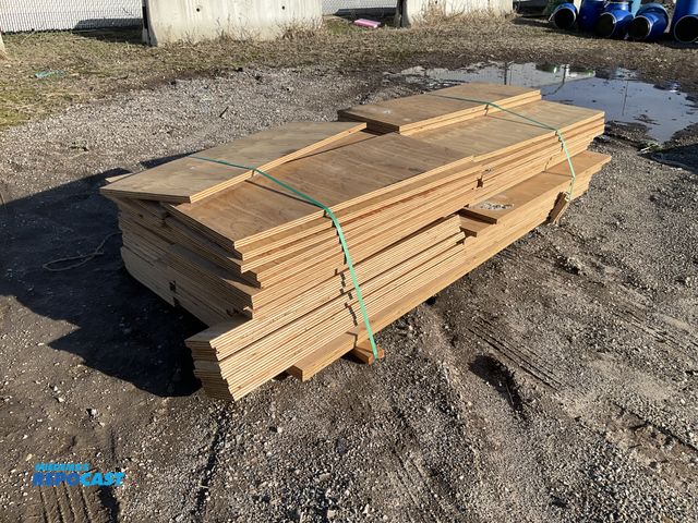 Lot 2-73241 - Skid lot of wooden boards approx. 4’ x 1.5’