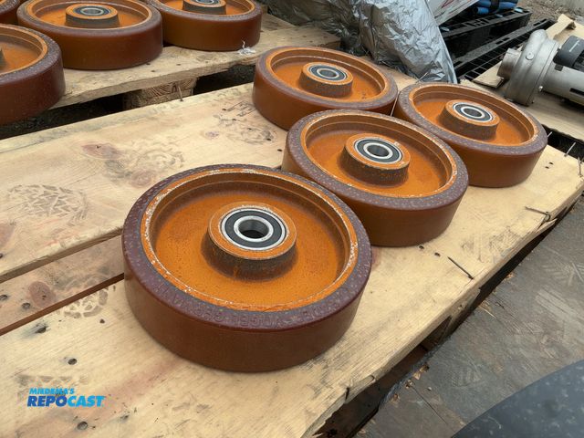 Lot 2-69482 - (4) heavy-duty polyurethane load wheels