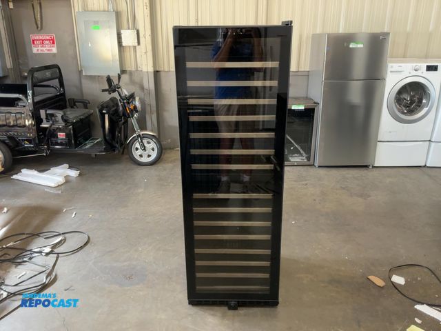 Lot 2-67705 - Scratch & Dent Vinotemp EL-142TSST 155-Bottle Dual-Zone Wine Cooler
