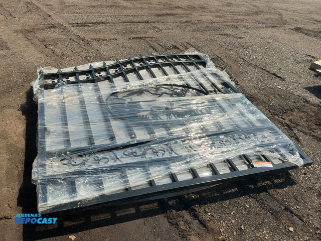 Lot 2-40442 - New Chery Industrial 14’ Bi-Parting Gate with Elk Design, each section of gate measures approx. 84” ...