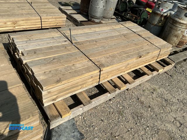 Lot 2-28640 - (50) Pieces of 2" x 4" x 80" Recycled Dimensional Lumber