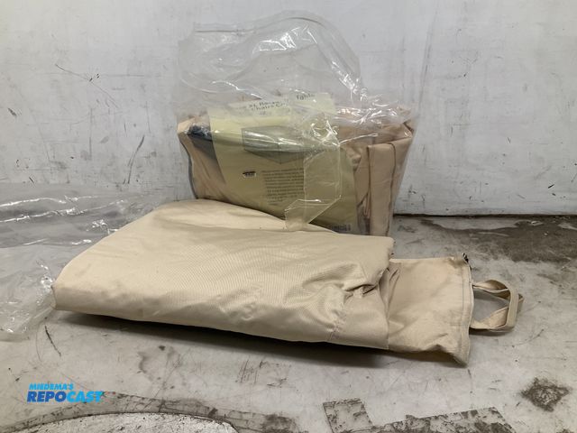 Lot 2-35142 - Lot of (2) plow and heart deluxe XL rectangular table and chair cover color tan