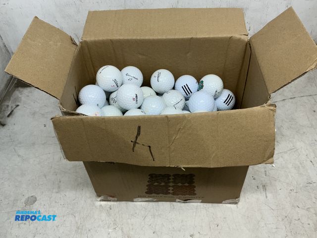 Lot 2-17403 - 120+ Excellent practice or shag golf balls, all unwashed, no cuts