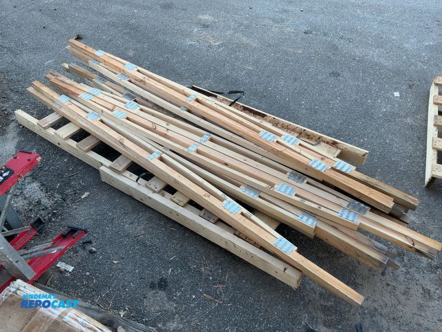 Lot 2-78474 - Skid lot of wooden Bow Trusses measuring 94” wide