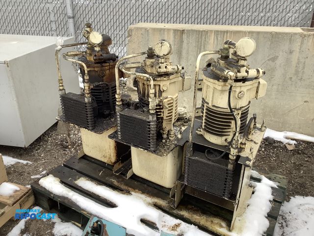 Lot 2-15664 - Lot of (3) Yuken L. Reservoir Capacity Hydraulic Units, All with 3PH Induction Motors