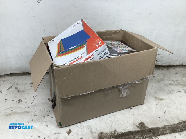 Lot 2-65708 - Lot of Retro Pin-ups calendars, planers, Valentine’s Day supplies, and Pendaflex recycled hanging fo...