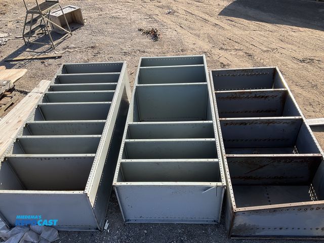 Lot 2-67836 - 3 Metal Cabinets measuring (2) 36.5” x 24” x 87” (1) 36.5” x 18” x 87”  - dented/rusted