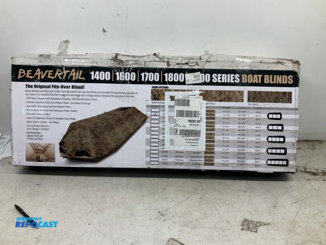 Lot 2-19592 - Beavertail 401327 1400 blind karma wetlandboat blind