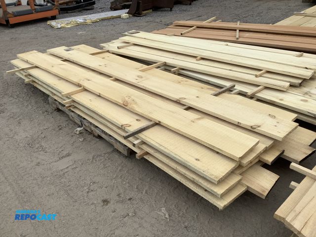 Lot 2-57588 - (16) Rough Sawed Pine Boards - approx. 1" thick, 6-1/2"-9-1/2" wide x 9'3" long